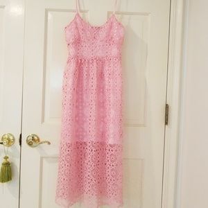 Brand new with tags, Pink Lace dress
